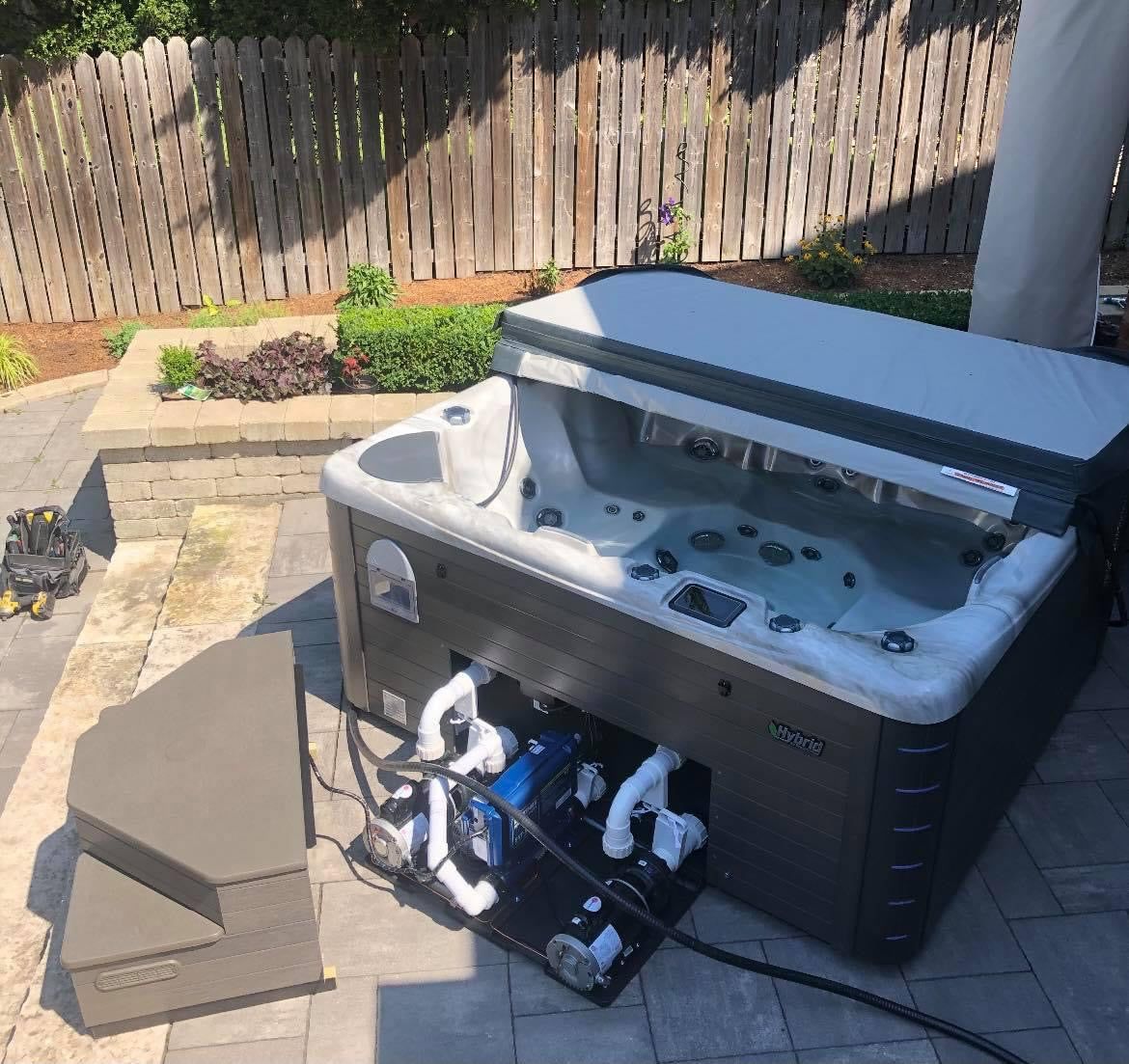 Hot Tub Drain, Deep Clean & Refill